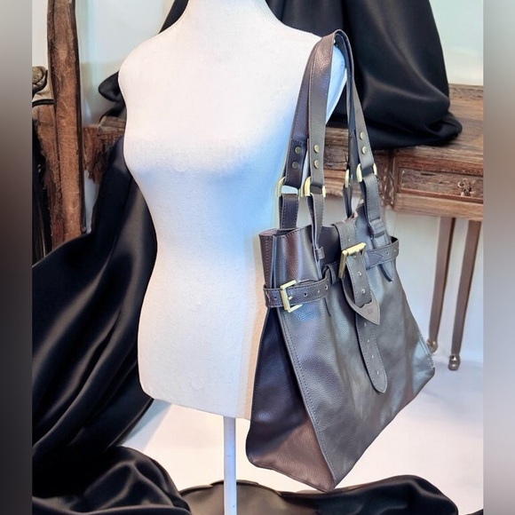 Mulberry | Vintage Elgin Tote in Chocolate Pebbled Leather - Picture 7 of 16